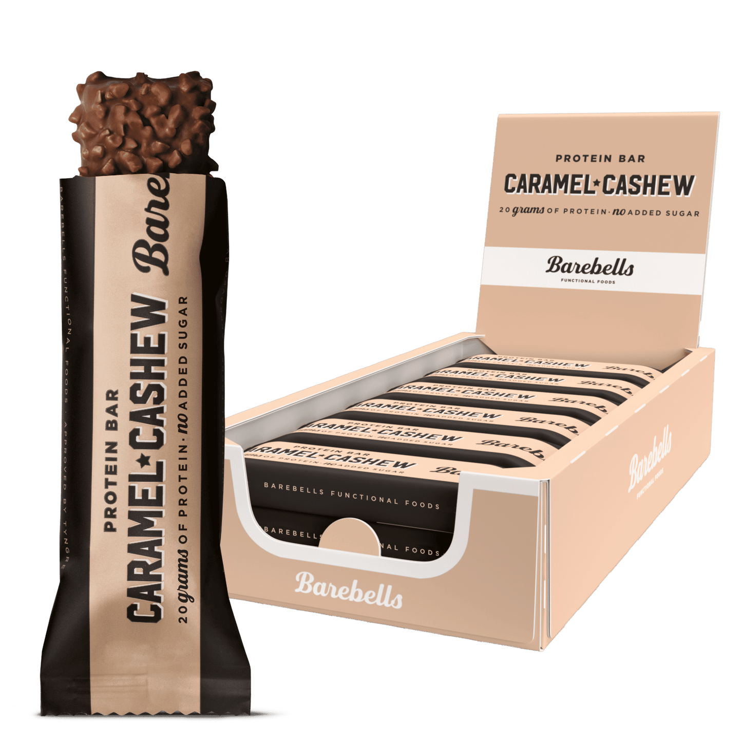 Barebells Protein Bar - Caramel Cashew (12 stk)