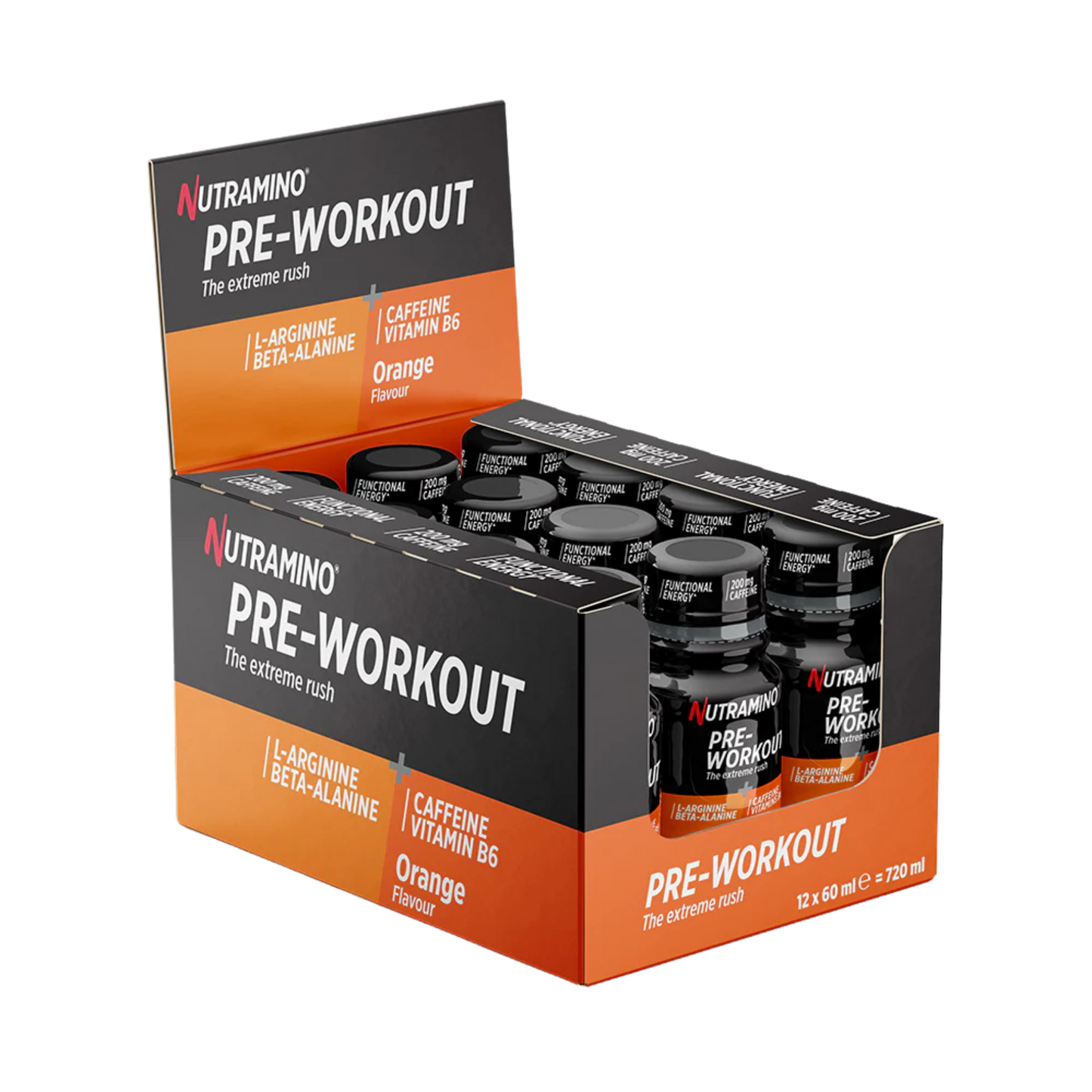 Nutramino Pre Workout Shot - Orange (12x60 ml)