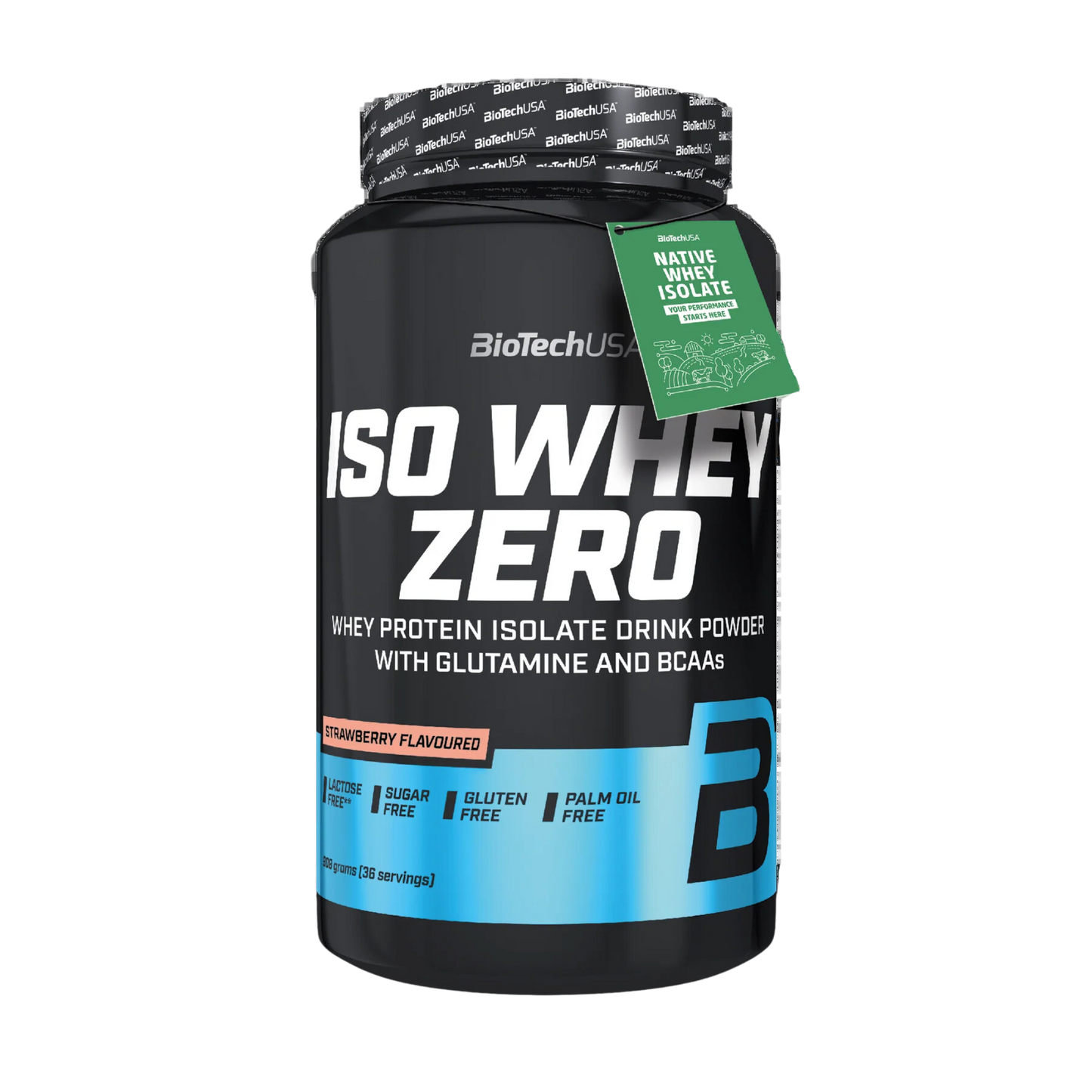 BioTechUSA Iso Whey Zero - Strawberry (908 g)