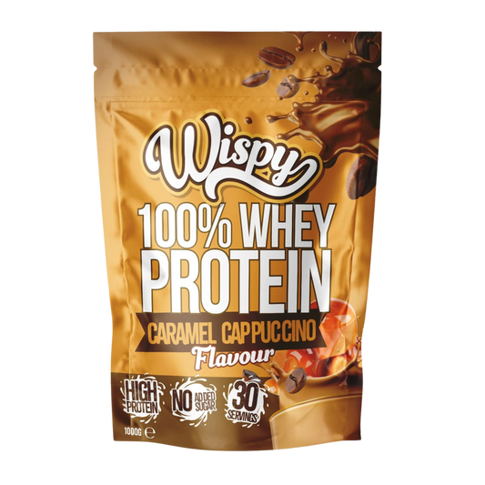 Wispy Proteinpulver Whey 100 - Caramel Cappuccino (1 kg)