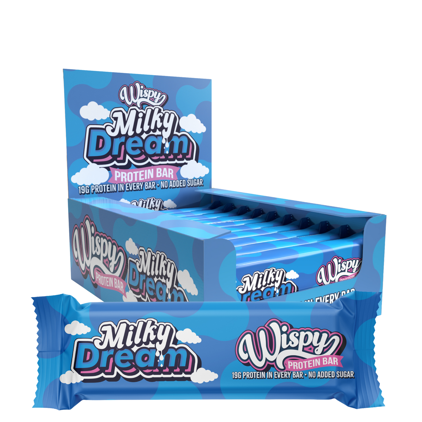 Wispy Protein Bar - Milky Dream (10x55 g)