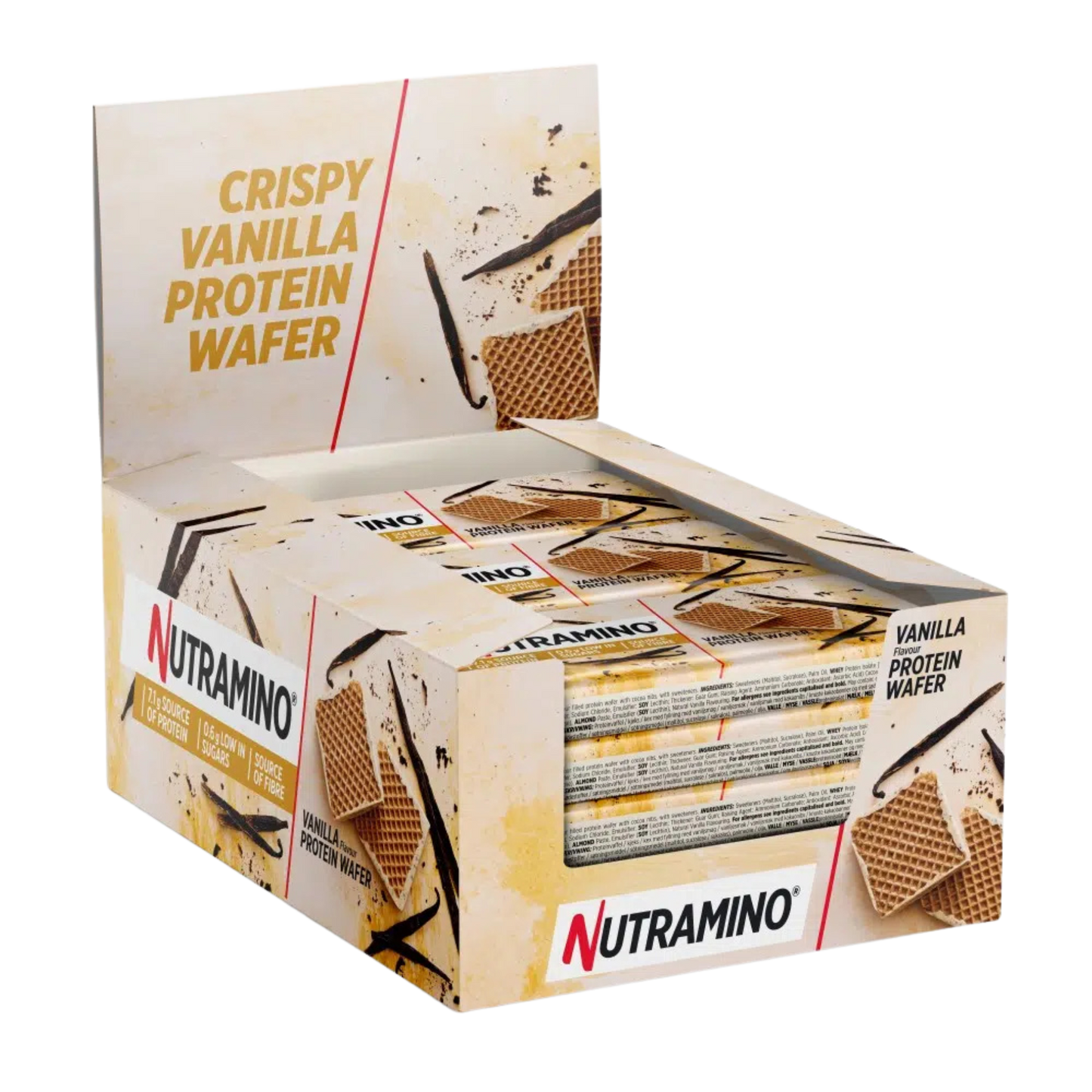 Nutramino Protein Wafer - Vanilla( 12x39 g)