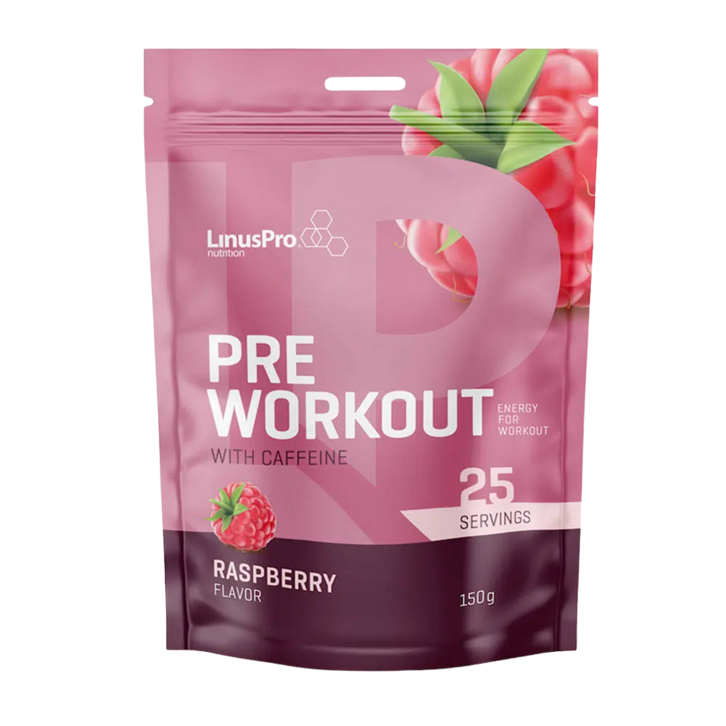 LinusPro Pre-Workout – Raspberry (150g)