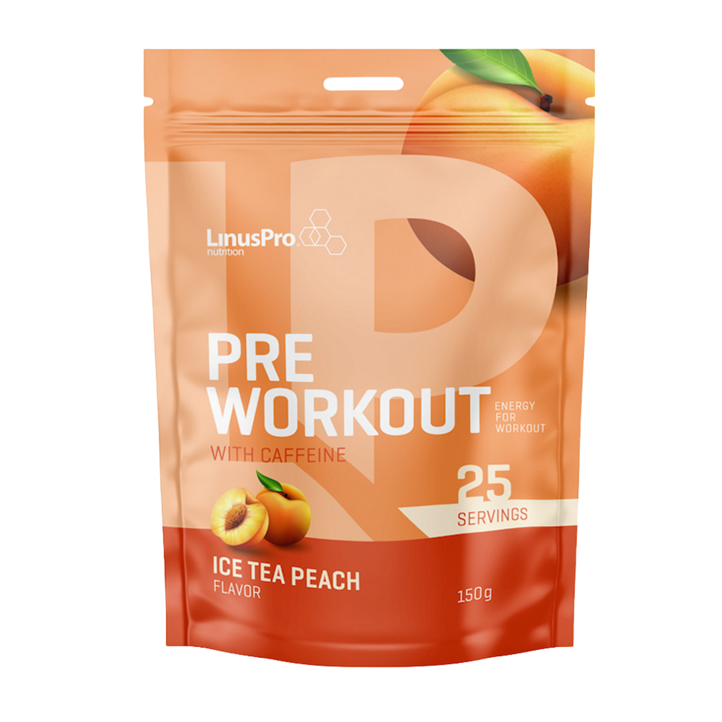 LinusPro Pre-Workout – Ice Tea Peach (150g)