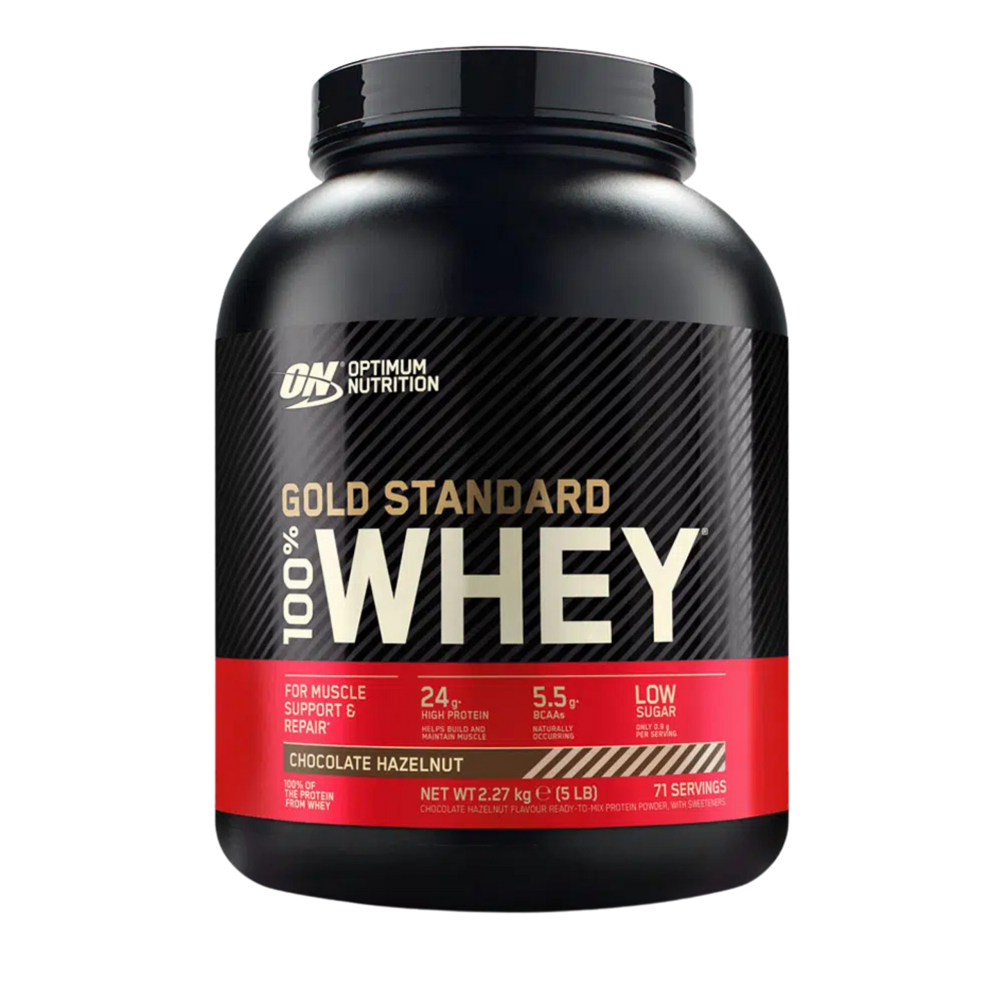 Optimum Nutrition 100% Whey Gold Standard – Chocolate Hazelnut (2270g)