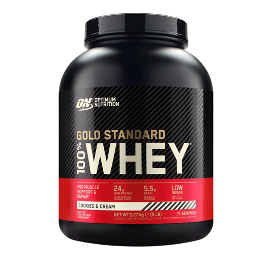 Optimum Nutrition 100% Whey Gold Standard – Cookies & Cream (2.27kg)