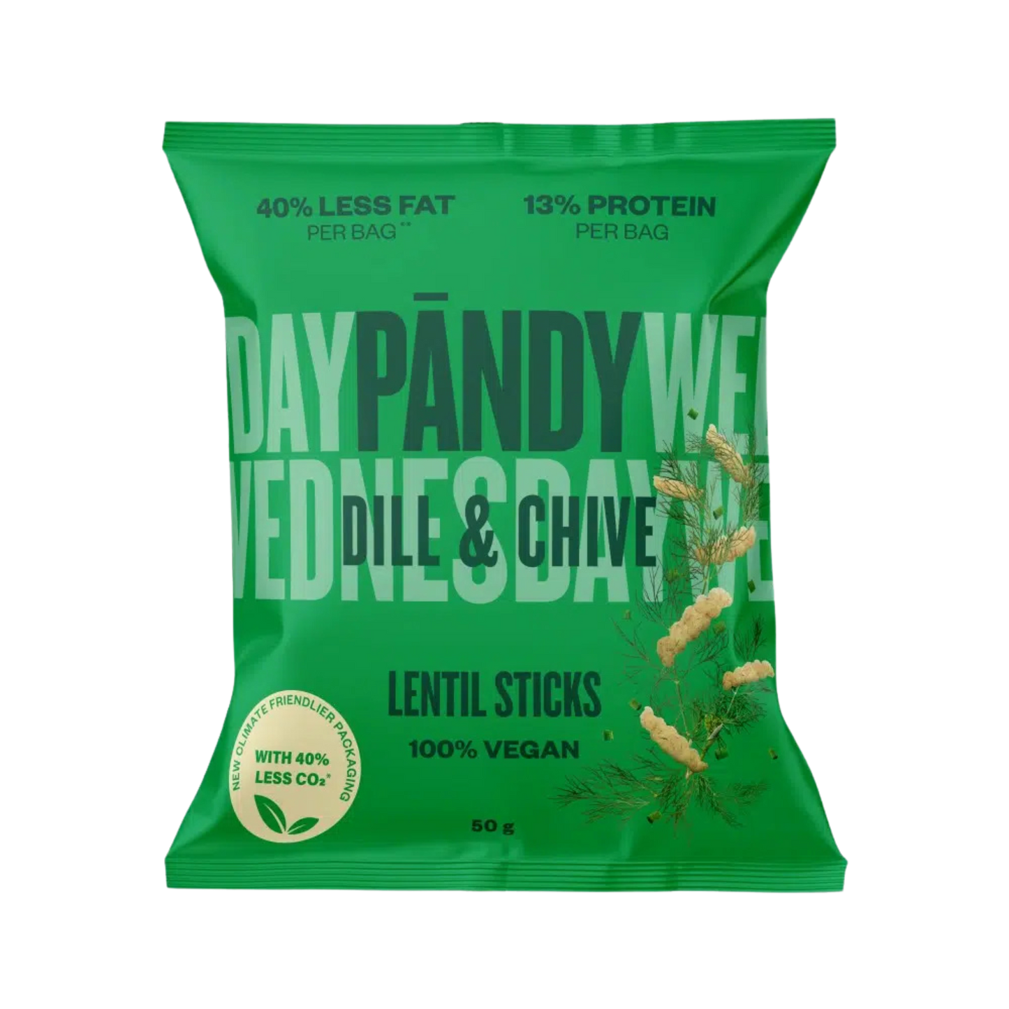 Pandy Dill & Chive Lentil Sticks (50 g)