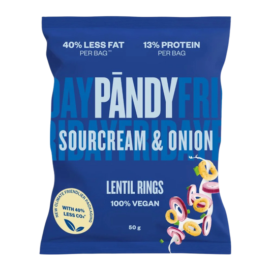 Pandy Sourcream & Onion Lentil Rings (50 g)