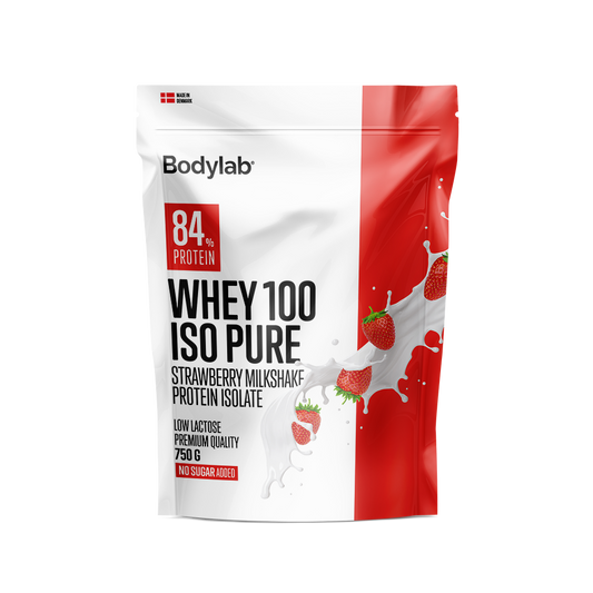 Bodylab Whey 100 ISO Pure - Strawberry Milkshake (750 g)